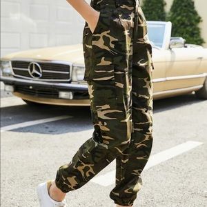SHEIN camo cargo pants size L